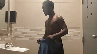 I Started To Have A Lil Bit Of Fun Inna Public Bathroom After I Got Done peeing