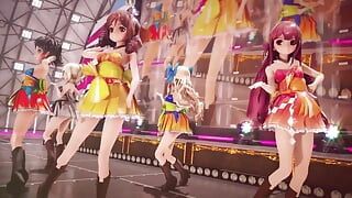 Mmd R-18 - chicas anime sexy bailando - clip 251