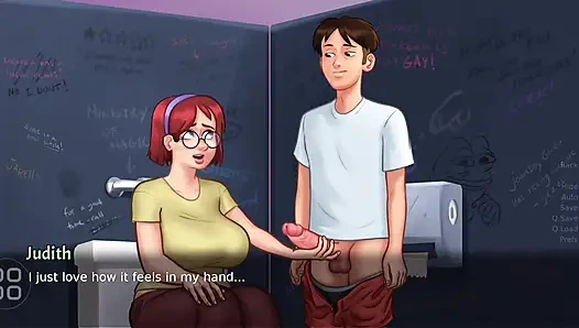 Teen girl showing her boobs