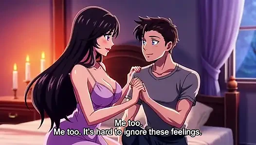 Stepson massage hot stepmom big boobs and end with fucking hard