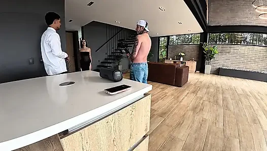 Di balik layar!! Bercinta dengan Accesor de Vienes Raíces - Danner Mendez Dan Katty Blake
