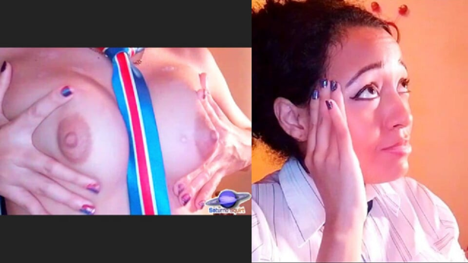 Saturno Squirt the sexiest Latin babe, the favorite schoolgirl of the old professor who is obsessed with her.