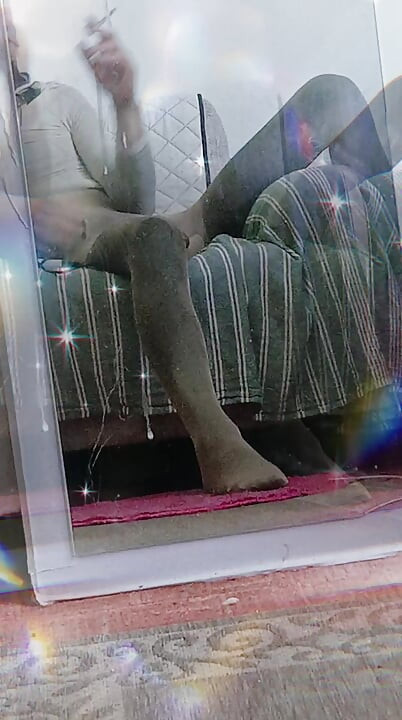 olive chillt nylon stockings