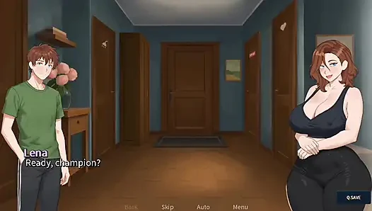 Shower blowjob after run - gameplay