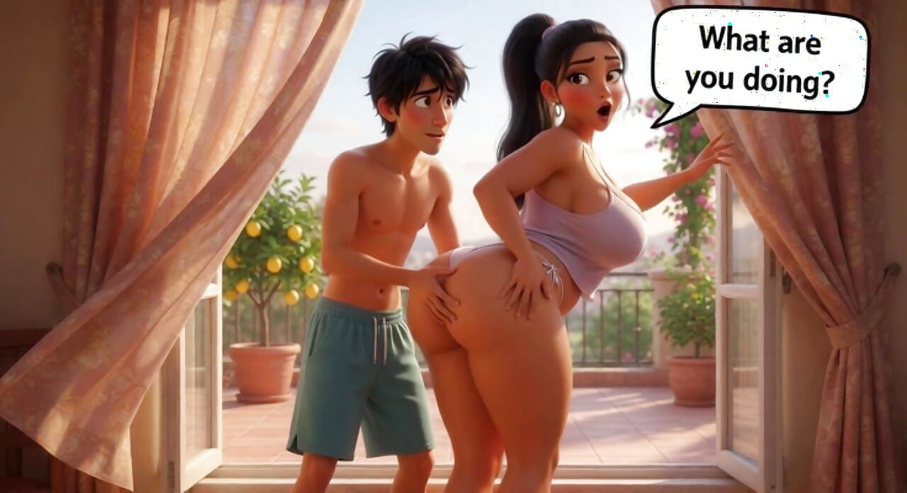 אם חורגת מתגרה בחלון הקיץ הופכת למפגש איחוד חג מולד לוהט (נוצר על ידי בינה מלאכותית)
