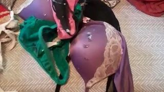 cum covered panties