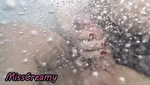 Public Pool Stepsister Dick Flash Risky Handjob Crowd Watching Cumshot 4K