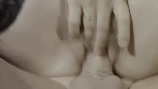 First She Masturbates on the Couch, Then She Takes a Cock in the Ass