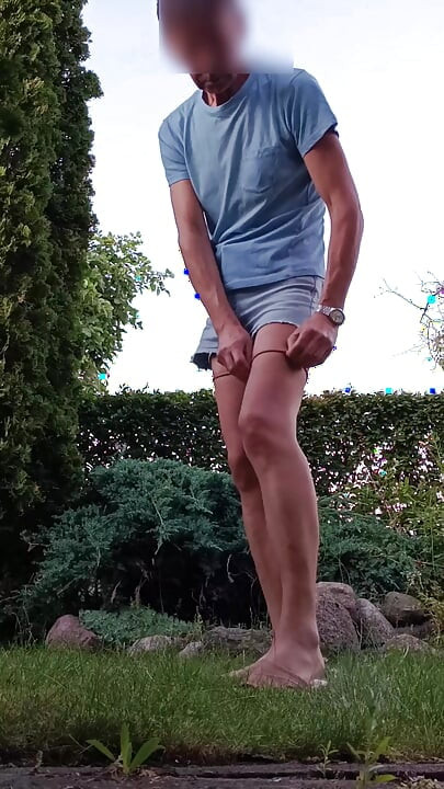 I jerk off while hiding behind the trees...