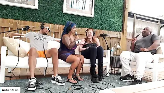 Canlı yayın yetişkin İspanyol barbie, dwayne foxx, mrflourish podcast asherclantv ile sadece sohbet ediyor