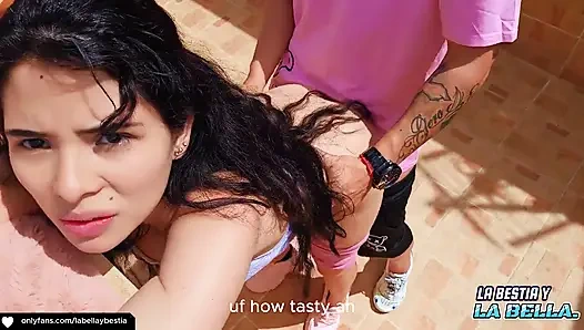 Üvey kız kardeşimle spor salonuna gidince ev yapımı seks