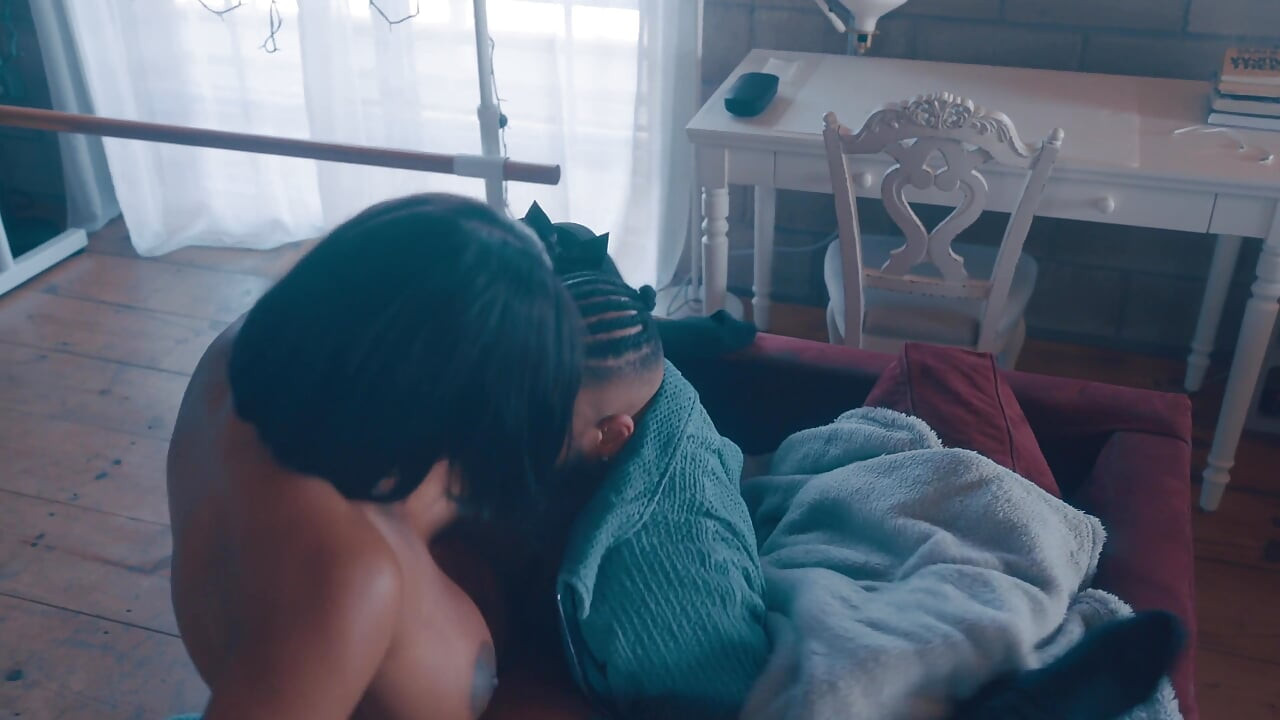 Busty Black Queen Gets Fucked Good by Her Black King