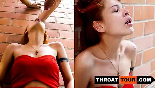 Innocent Latina Teen Waitress Throat Fucked To Fix Messed Up Order!