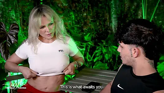 I bring my stepson's friend home so he can fuck my pussy with his big cock - Monique Fuentes & Big Jackson