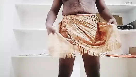 Indian boy showing his cock after bathing. Comment who want it.
