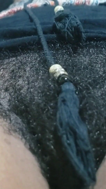 Big Black Hairy Pussy Close up Homemade | Clip 1