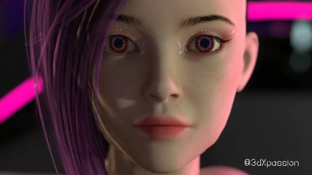 Neon Dreams VR – Hot sexy girl with big tits moans hard during rough fuck in cyberpunk world