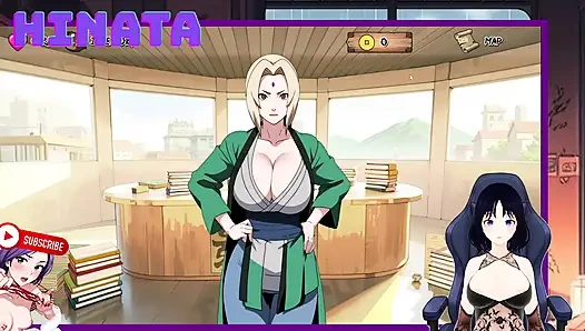 I spy on HINATA while she EXERCISES in the HOSPITAL with a gown and bathrobe, everything is transparent