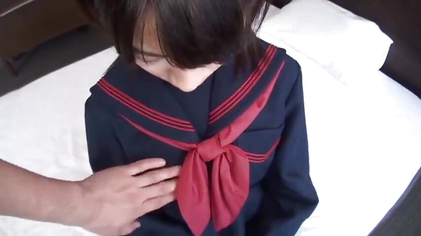 Mature Man and a Beautiful Girl in Uniform