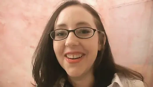 Hot blowjob ends with cum in mouth