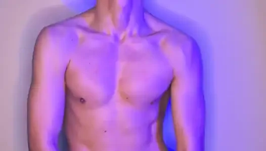 Green-haired Twink Strokes It Standing