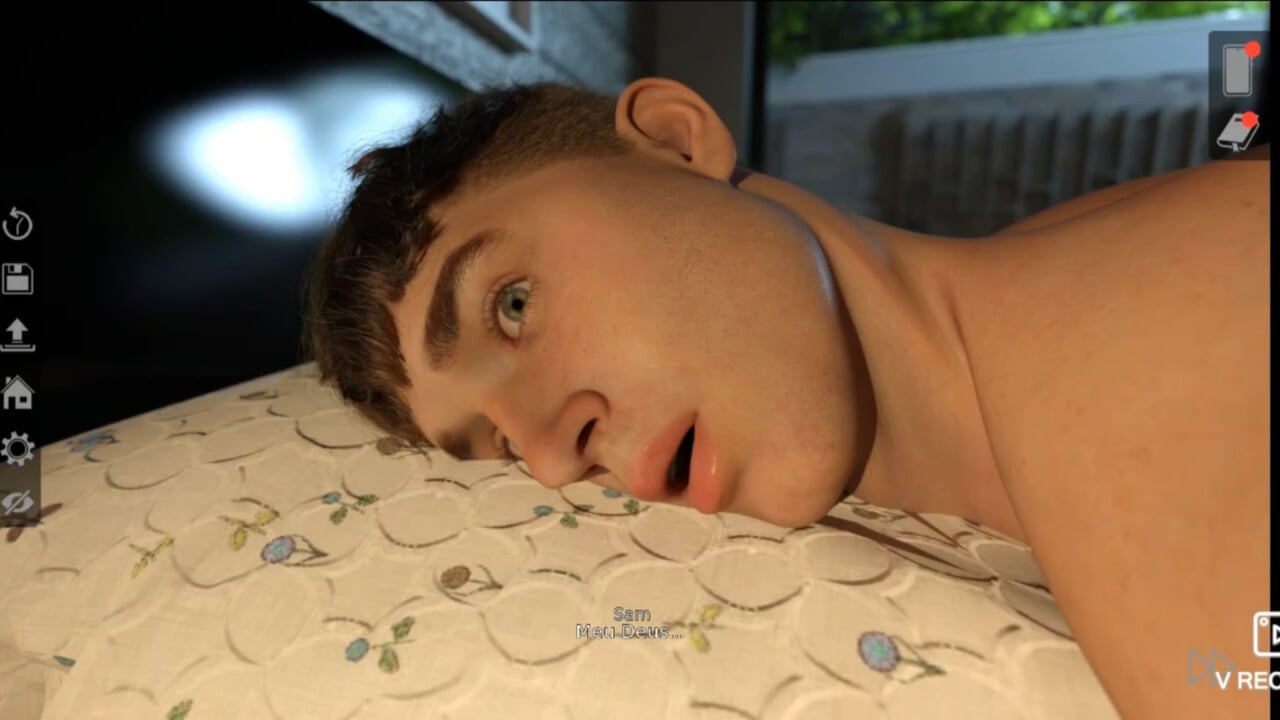 Stepdad massage turns into getting fucked by his huge hairy cock.