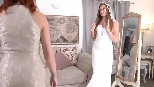 Pengantin lesbian selingkuh sama pengantin wanita di hari pernikahan