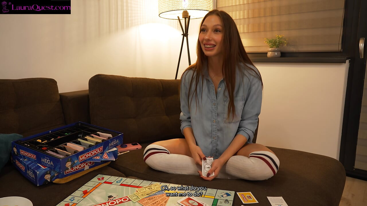 I Lost at Monopoly... So He Made Me Pay With My Pussy