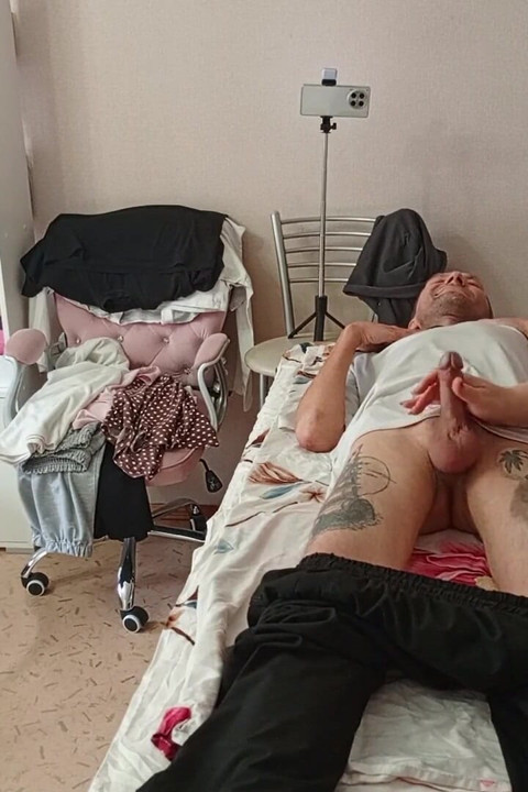Stepmom Sucks and Jerks off My Dick on the Massage Table and Swallows Cum