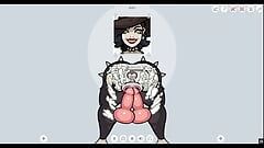 Fapwall juego hentai extraño - Samus triple penetración en su culo y coño