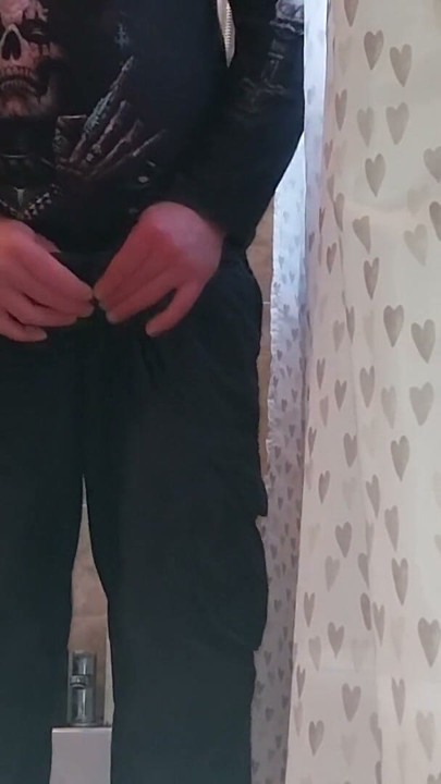 Desperate pee hold and pants wetting | Clip 2