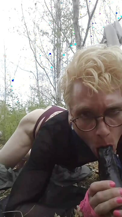 Sissy fag Jes public park