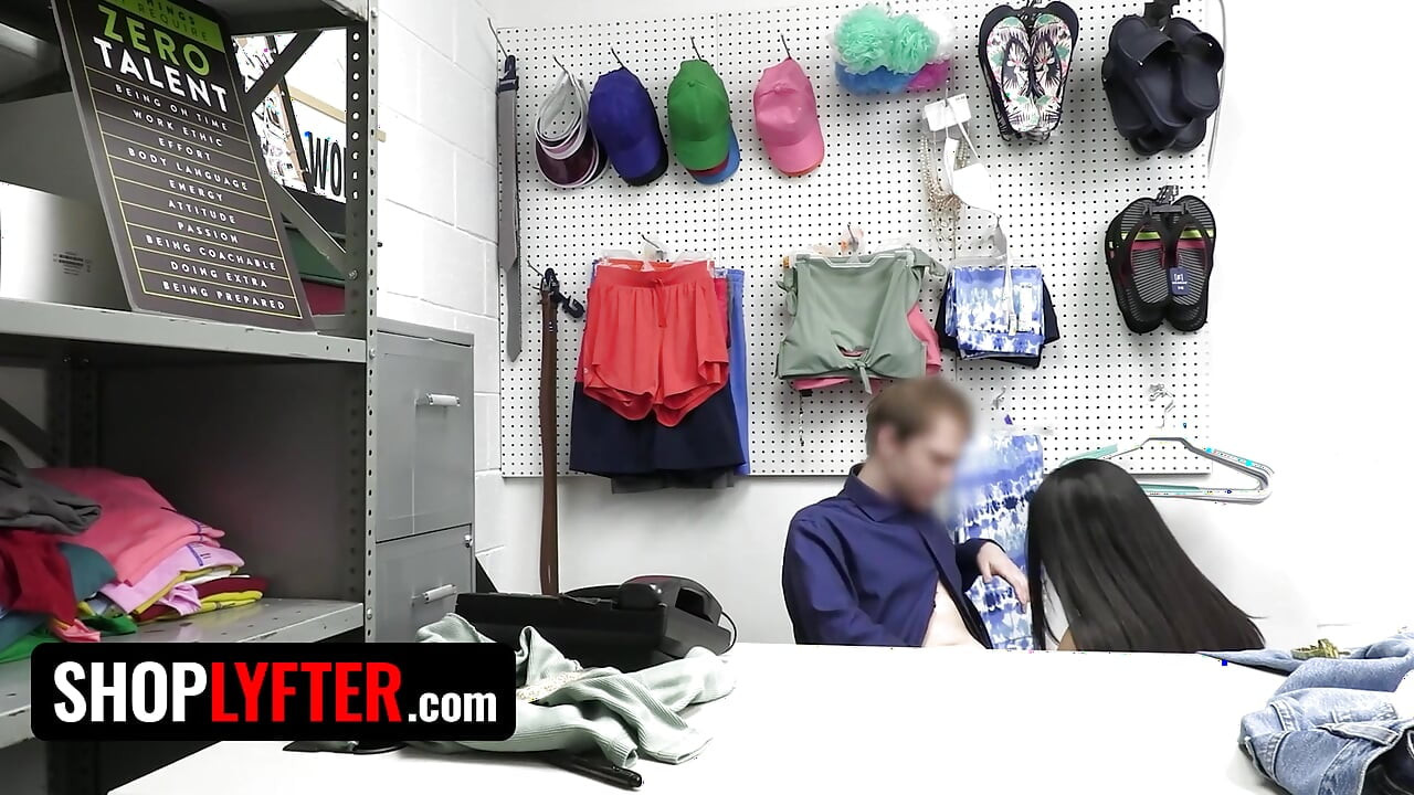 Hot Teen Dania Vegax Caught Shoplifting And Punished
