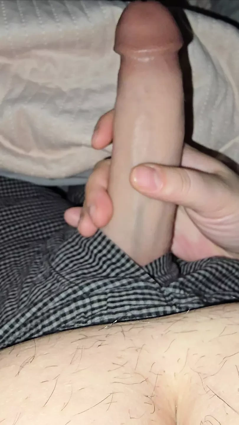 Step mom handjob stepson 9 inch of dick