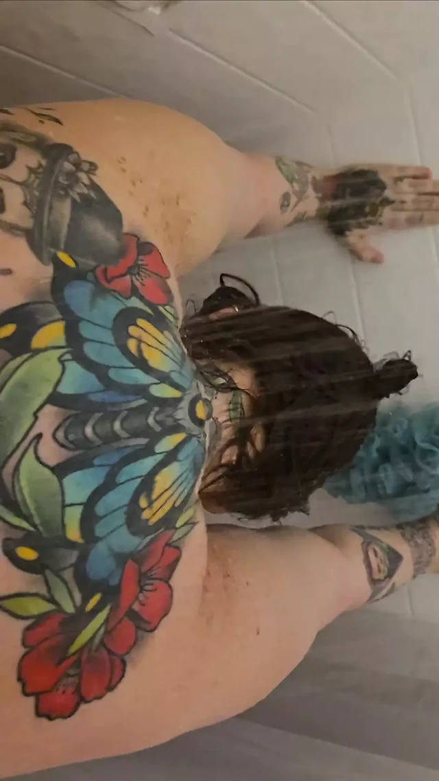 Shower fun with babe
