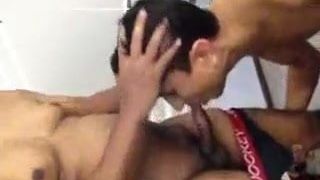 Indian Desi boy sucking