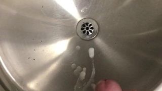 Cum in public sink