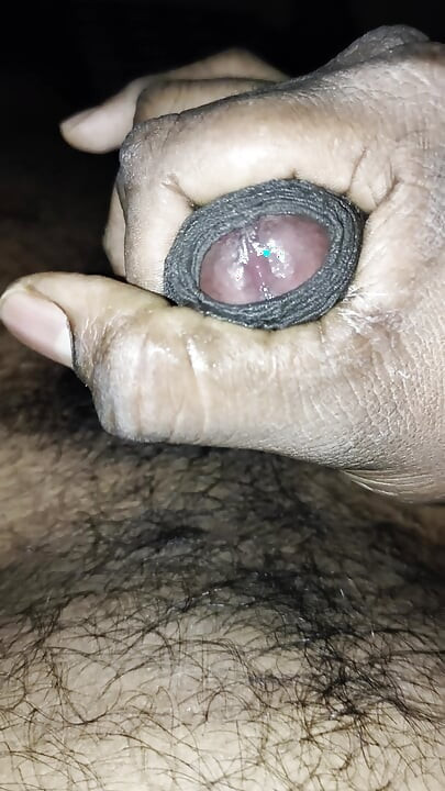 Indian boy alone at home and do hand job