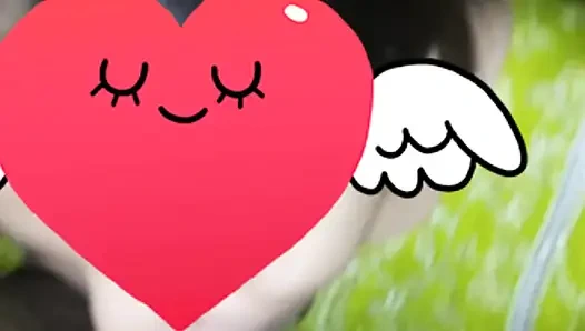 Sana sucks a sammer dick in a personal room and cum in her hands.