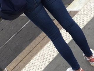 Jeans ass outdoor