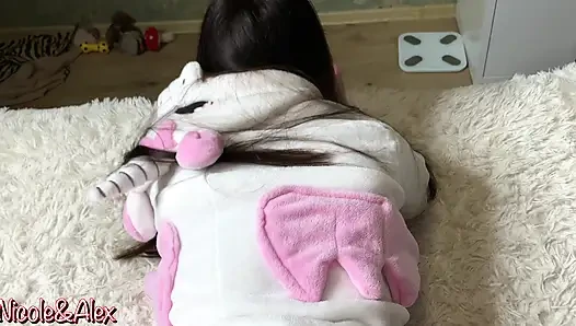 My Step-brother Won't Let Me Play the Game Console. Fucked Me