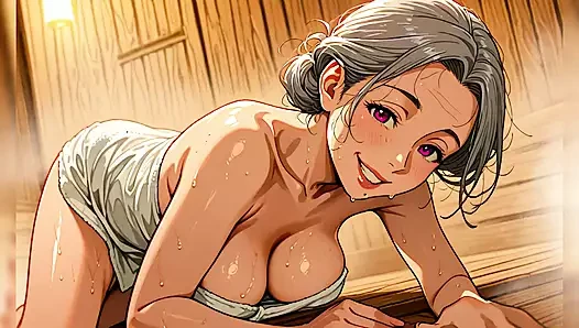 Matured porn video – Sexy Sauna MILF and GILF Cartoon Porn