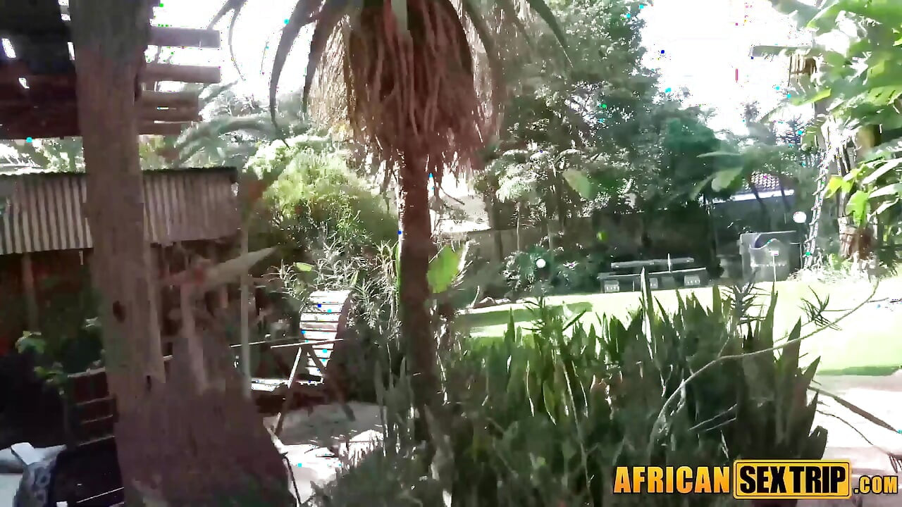 Ebenholz afrikanische amateur-freundin im freien gefickt!