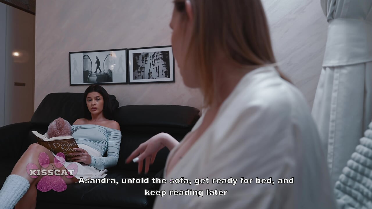 Don't Cum Inside Me! Husband Sneaks Into the Roommate's Room at Night - MrCat and Asandra Dewy