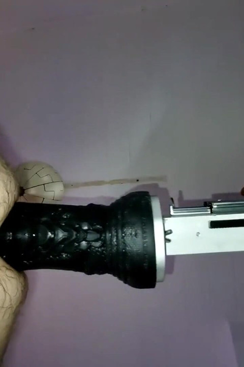 O dragão do Sr. Hankey, Dildo Xl, inserção completa, máquina de foder anal de quatro