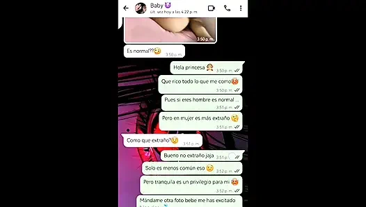 Percakapan whatsapp hot pacarku berakhir happy ending - nati sweet - natasha caseros