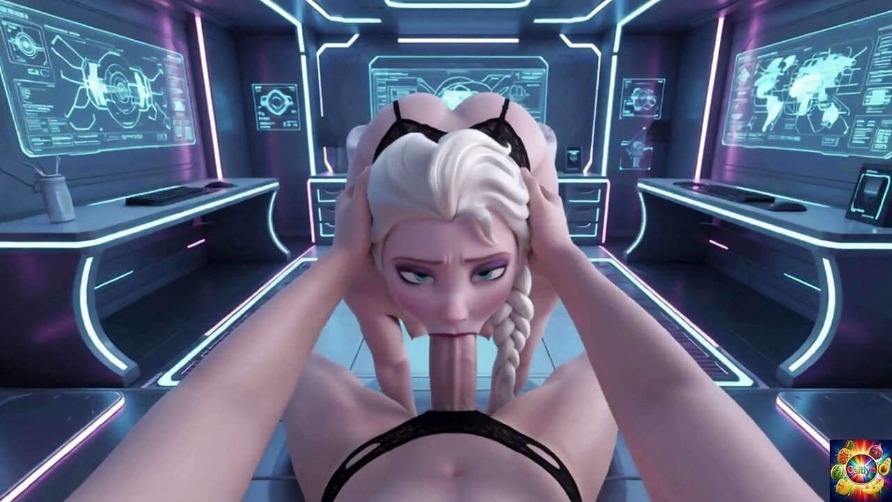 Elsa having sex in the tech bedroom
