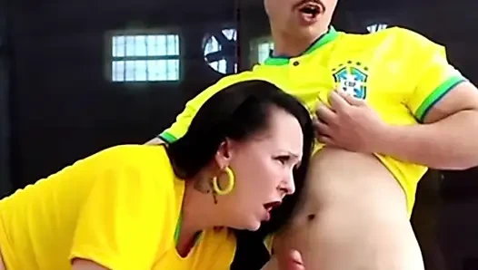 I my stepaunt on the day of the Brazil game