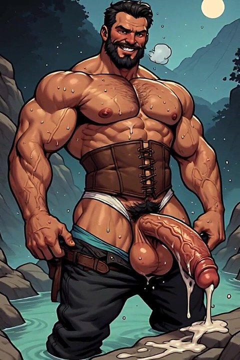 Muscle Men Fantasy Ai Art