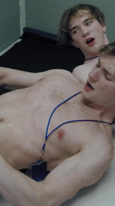 Jaw-dropping moment from "Severance Gay Porn Parody - Sexerance (Free Full Trailer)"